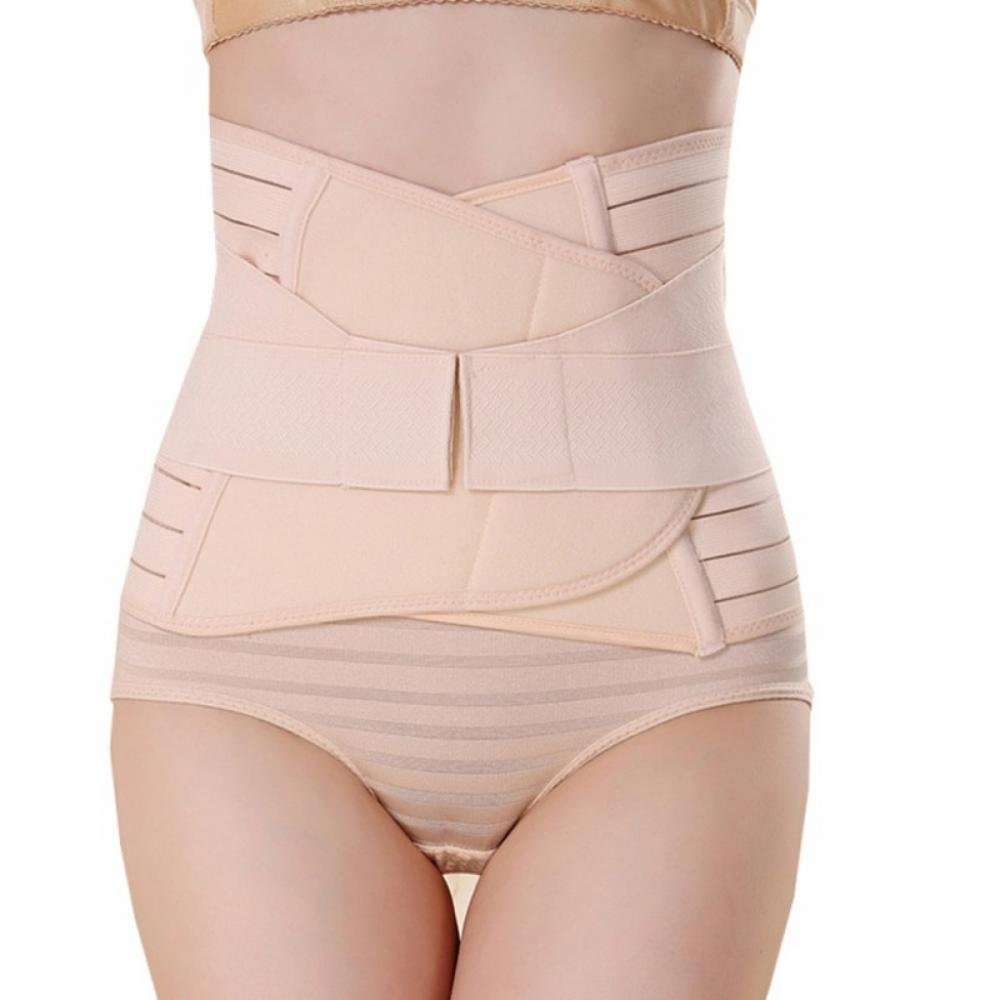 Striped Adjustable Elastic Abdominal Binder ,Postp